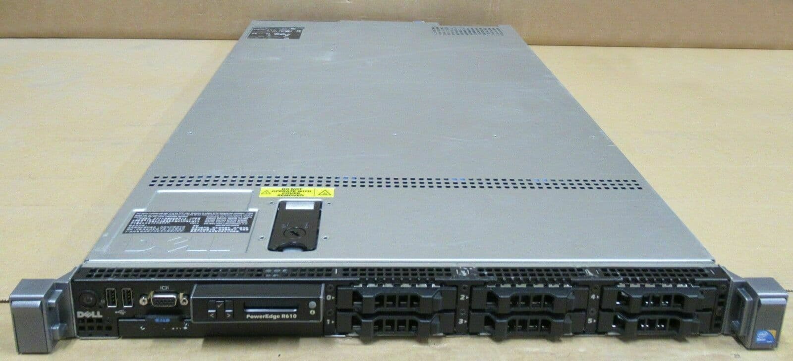 Dell PowerEdge R610 2x Quad-Core X5570 2 93GHz 48GB Ram 6x 2 5 