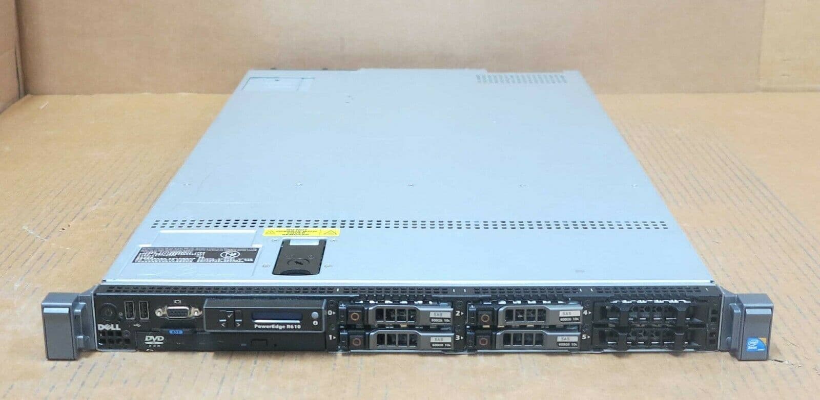 Poweredge R 610 Dell PowerEdge R610 2x Xeon X5560 2 8GHz 192GB RAM 2 4TB HDD PERC 6/i ...