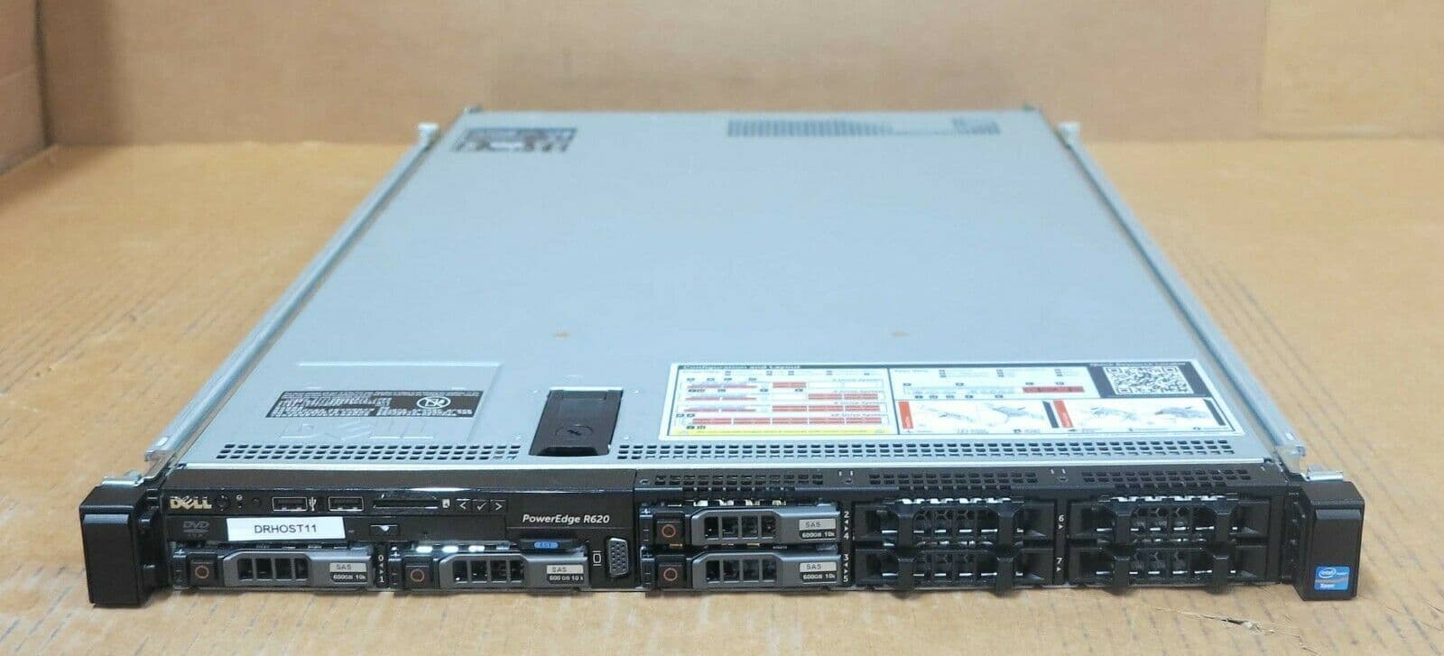 Dell PowerEdge R620 2x 8C E52670 2 6Ghz 256GB Ram 4x 600GB HDD H710 1U
