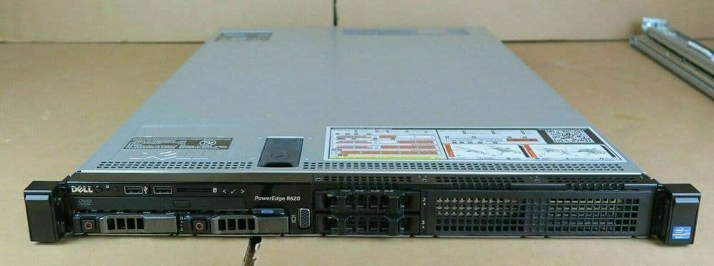 Dell PowerEdge R620 2x Six-Core E5-2620 16GB RAM 2x 146GB HDD 4-Bay 1U ...