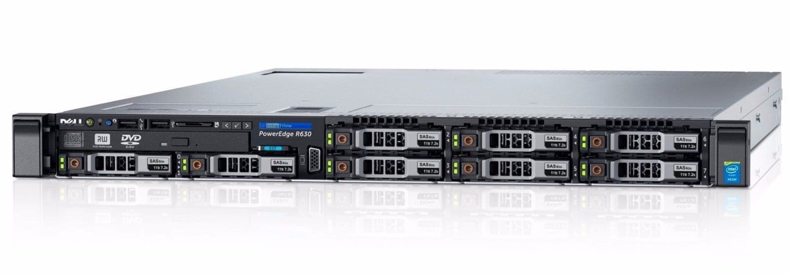 Dell PowerEdge R630 Eight-Core E5-2620v4 2 1GHz 16GB 300GB HDD 1U