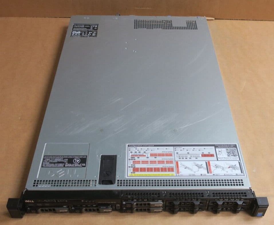 Dell PowerEdge R630 Eight-Core E5-2640v3 2 6GHz 32GB Ram 4x 1TB HDD 8 ...