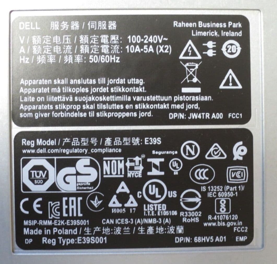 Kit Guide Pronte Per Scorrimento Dell PowerEdge R640 R630 R620 – Lotto 10 Pezzi – RK1KT