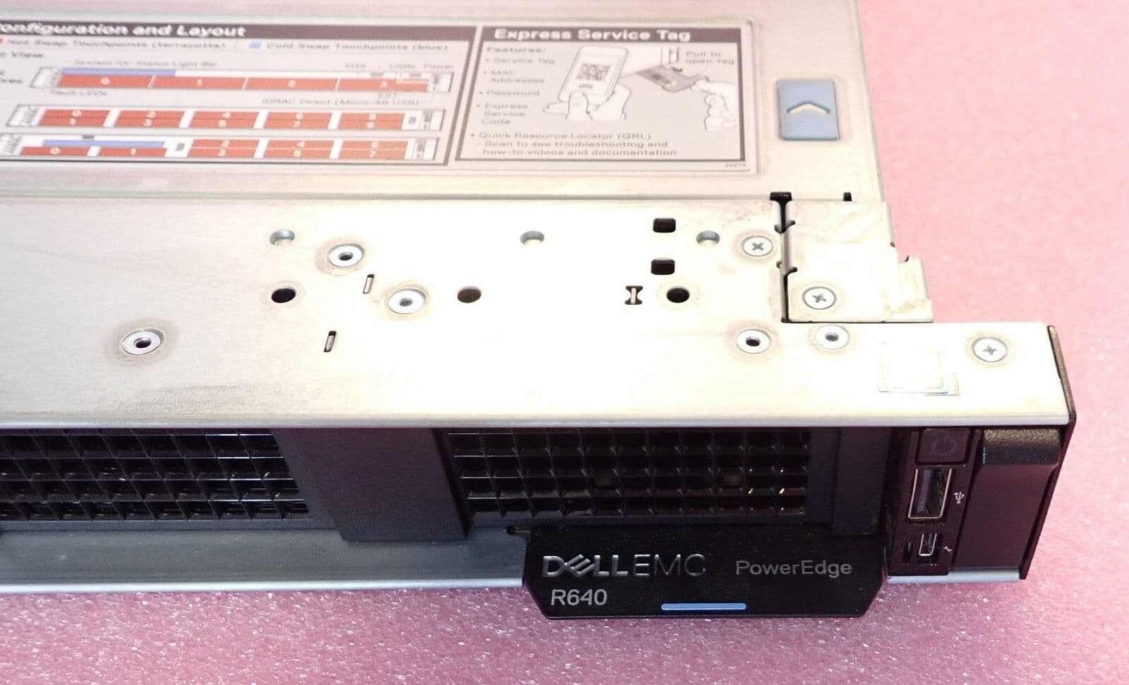 Dell PowerEdge R640 2x 18-Core Gold 6240 64GB RAM Diskless 1U Rack Server