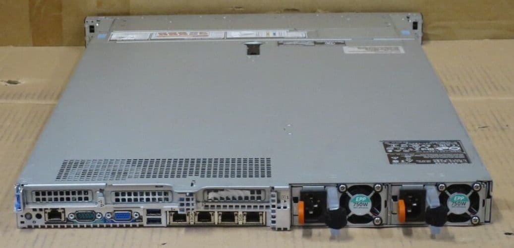 Dell PowerEdge R640 Gold 6136 12-core 3 0Ghz 64GB Ram SSD H740p 1U Rack ...