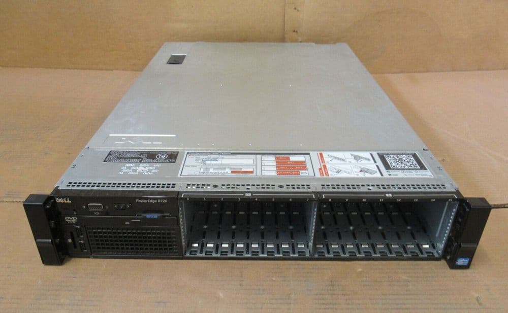 Dell PowerEdge R720 2x Six Core Xeon E5-2667 2 90GHz 2x 1100W PSU - 2U ...