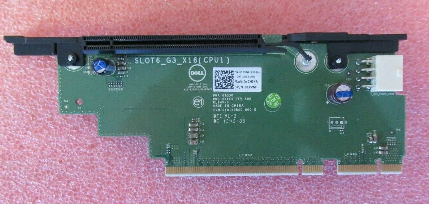 Dell PowerEdge R720 R720XD Riser Card Board 3 Slot 6 PCIE 3 0 x16 CPVNF