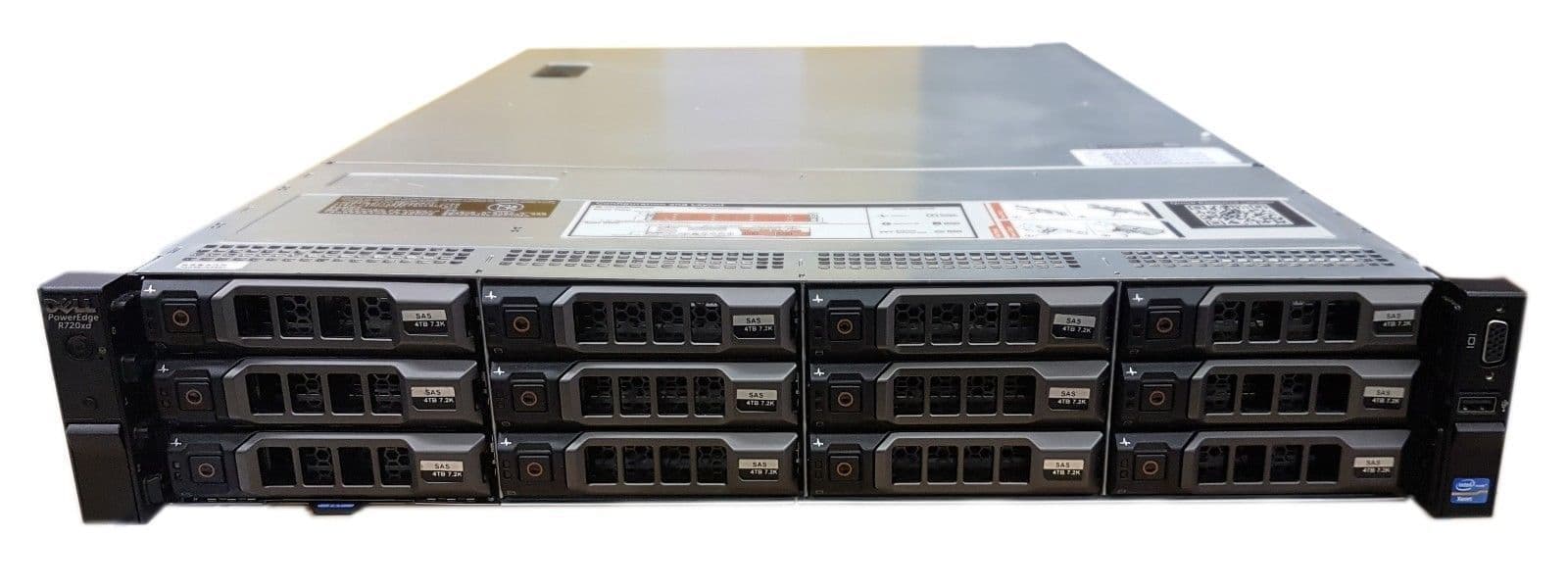 Dell R720 R720xd Dell PowerEdge R720xd 2 x Intel XEON 10-Core E5-2660v2 96GB 36TB SAS Server