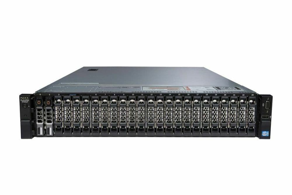 Dell R720 R720xd Dell PowerEdge R720xd 2x Eight-Core E5-2650v2 64GB Ram 4x 300GB H710P ...