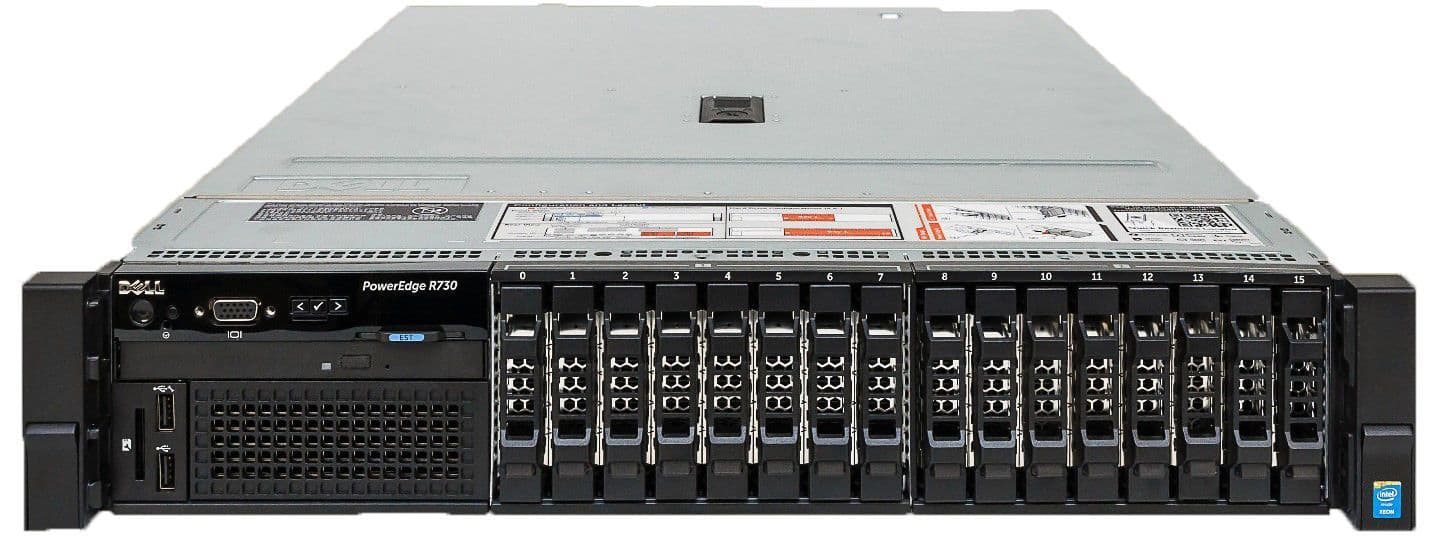 Dell PowerEdge R730 2x 18-Core E5-2697v4 2 3GHz 384GB 7 2TB HDD 2U Rack ...