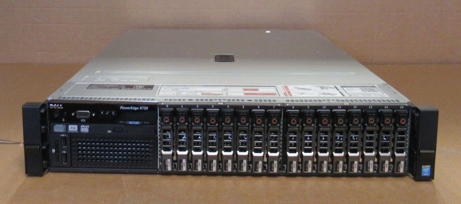 Dell PowerEdge R730 2x 8C E5-2640v3 2 6GHz 128GB Ram 14 7TB HDD H730P ...