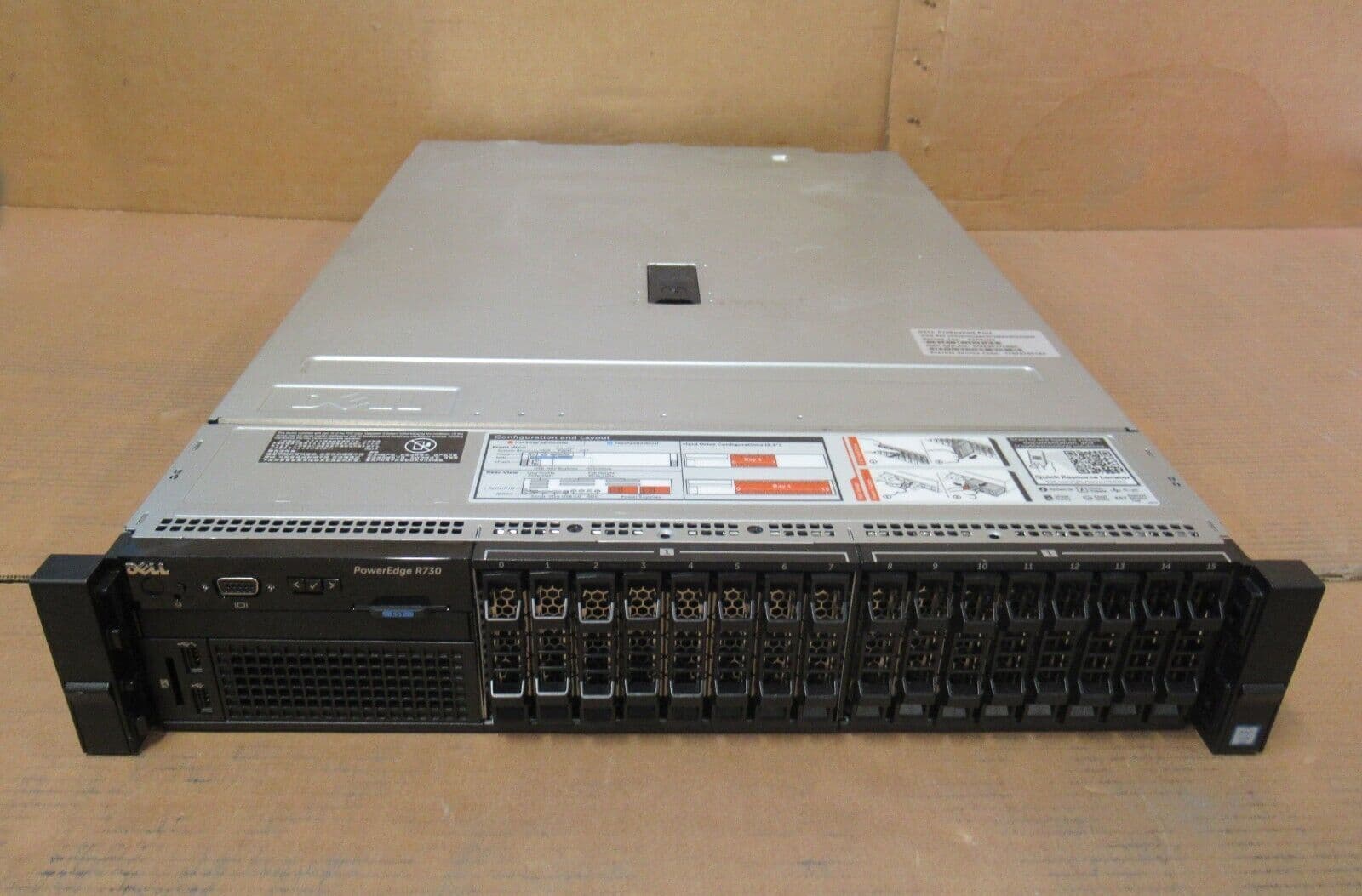 dell poweredge 13g 14g 15g r620 r720 r720xd r630 r730... Dell PowerEdge R730 6Core Xeon E5-2620v3 2 40Ghz 32GB Ram 2U Server