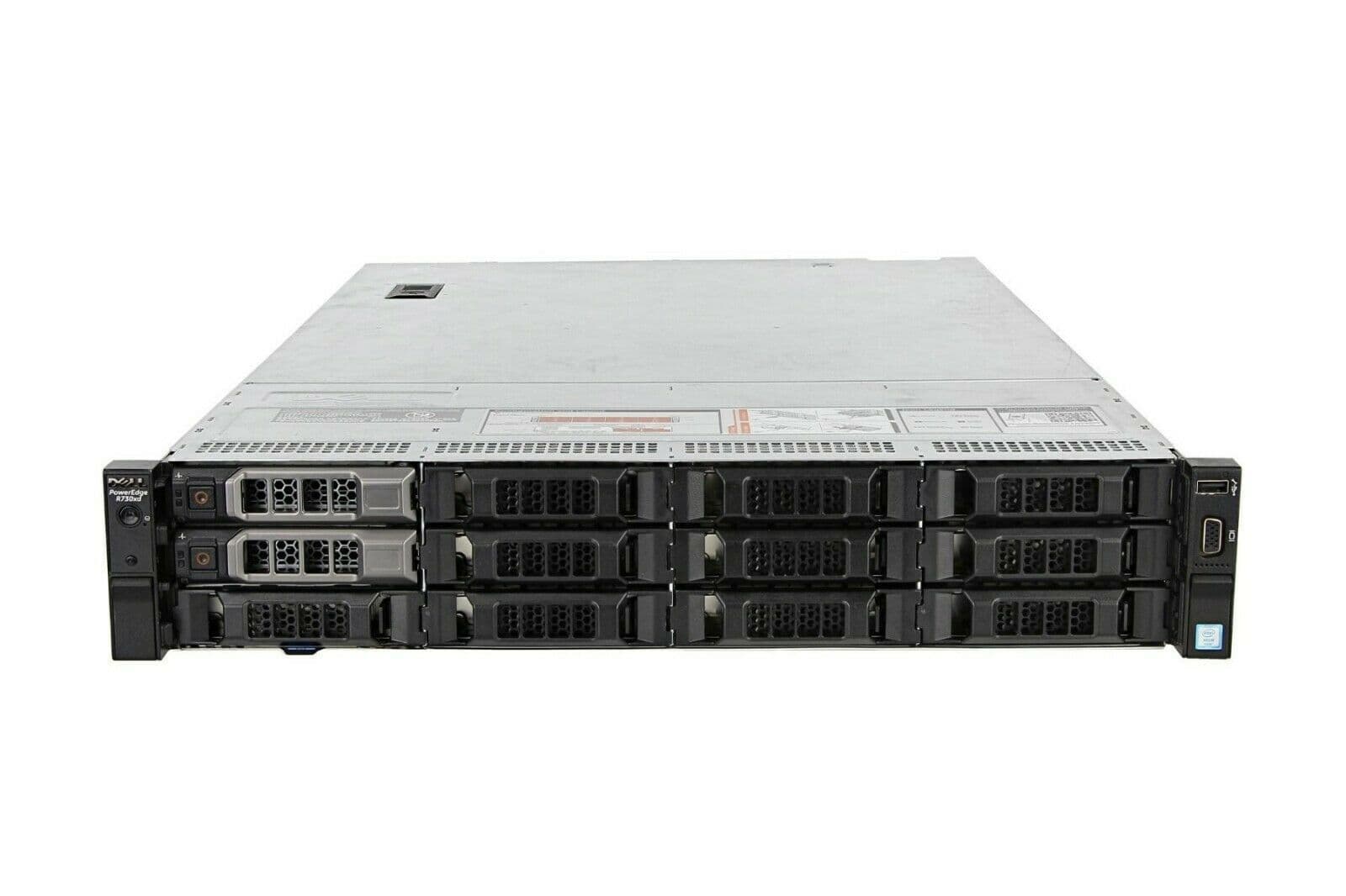 Dell PowerEdge R730xd 2x 12-Core E5-2690v3 2 9GHz 128GB Ram 2x 300GB ...