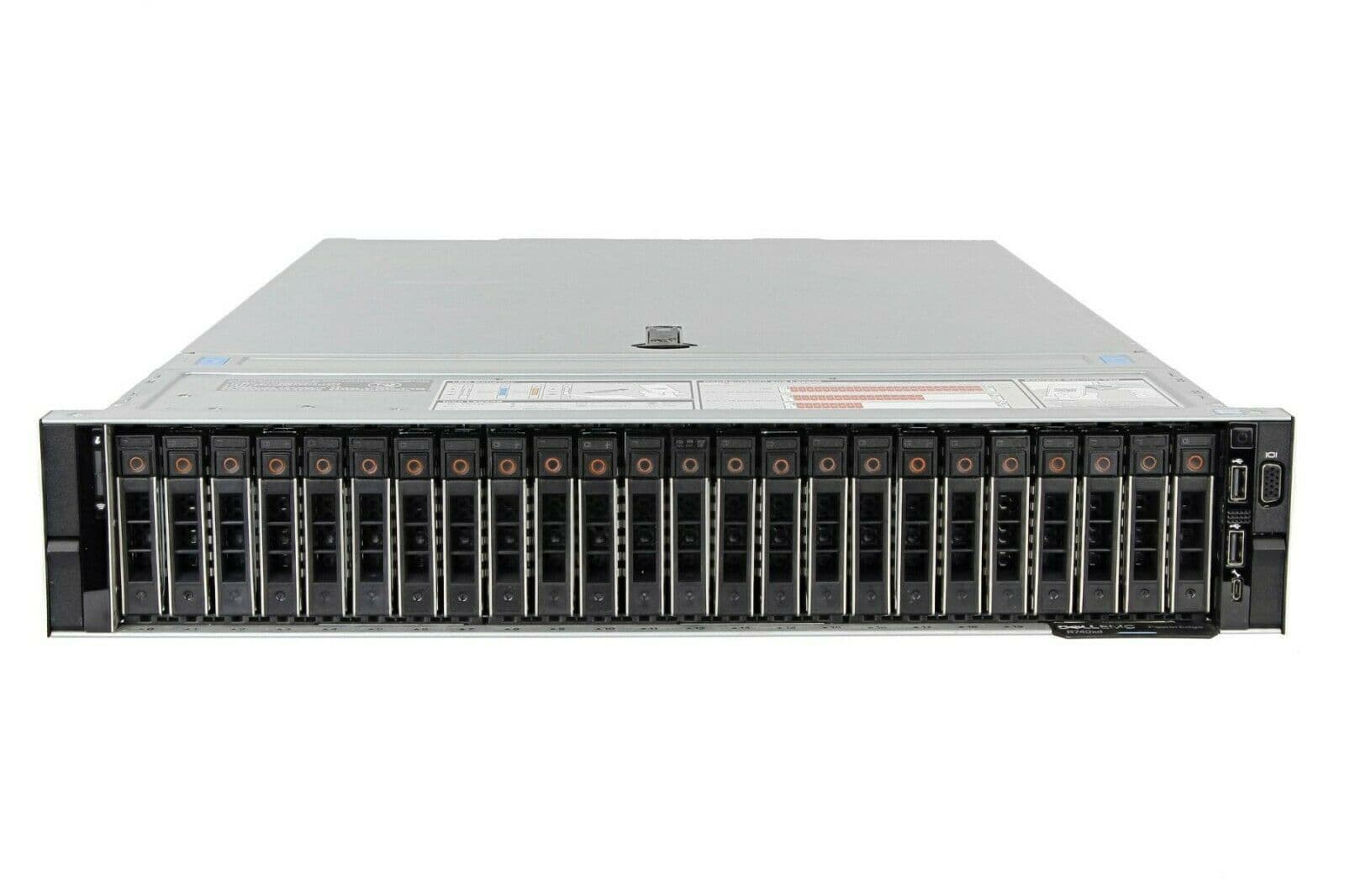 Dell PowerEdge R740xd Server 2x 8C Gold 6244 6Ghz 256GB Ram 94