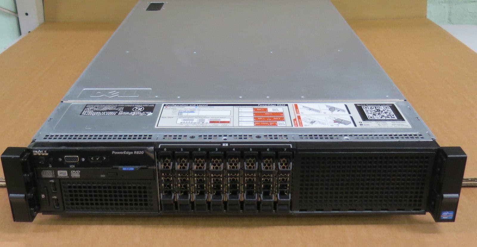 Dell PowerEdge R820 4x8-CORE XEON E5-4620 768GB RAM 2u Rack Mount