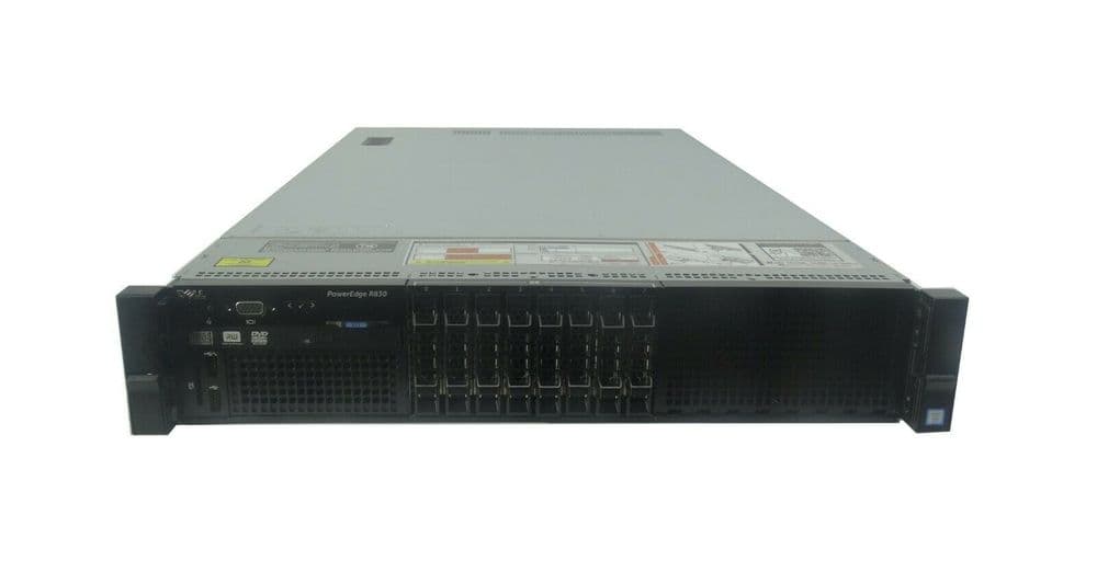 Dell PowerEdge R830 4x 10C E5-4627v4 2 60GHz 512GB Ram 8x 2 5