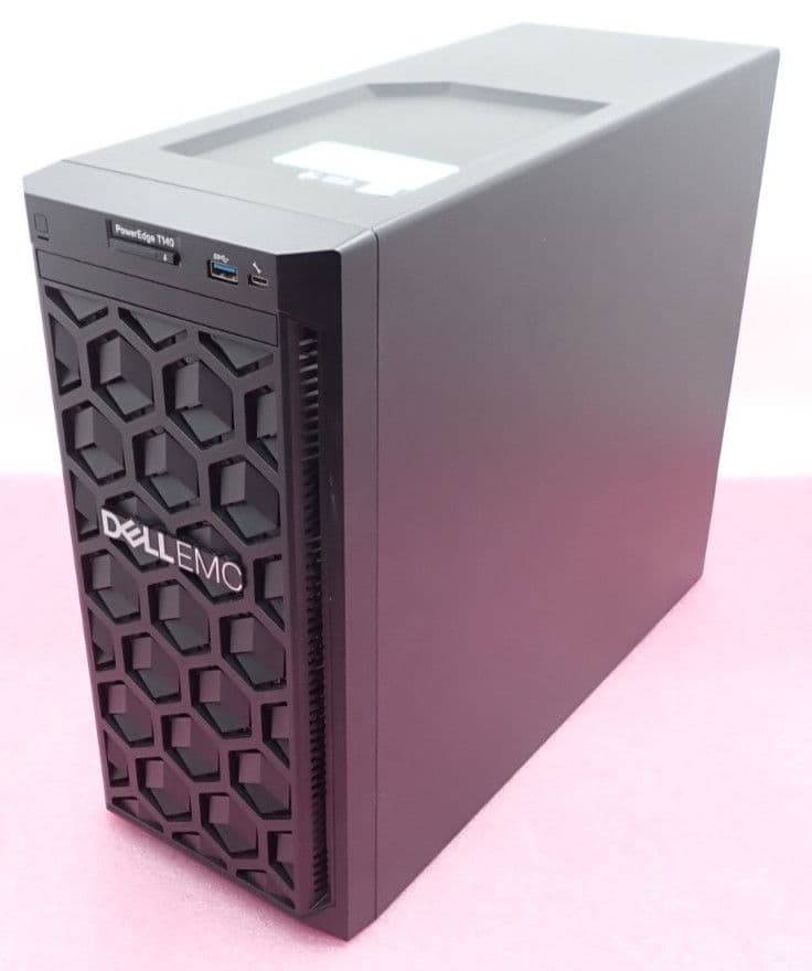 Dell PowerEdge T140 Mini Tower Server 4-Core E-2144G 16GB RAM 4x 3.5