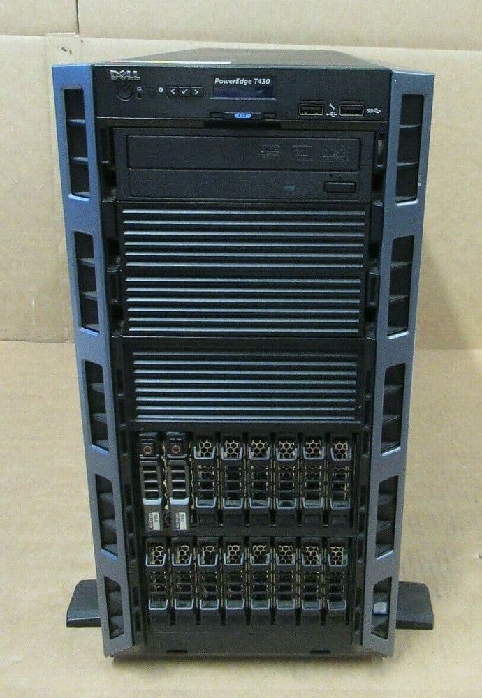 Dell PowerEdge T430 6Core E52620v3 2 4GHz 24GB Ram 1 2TB HDD RAID