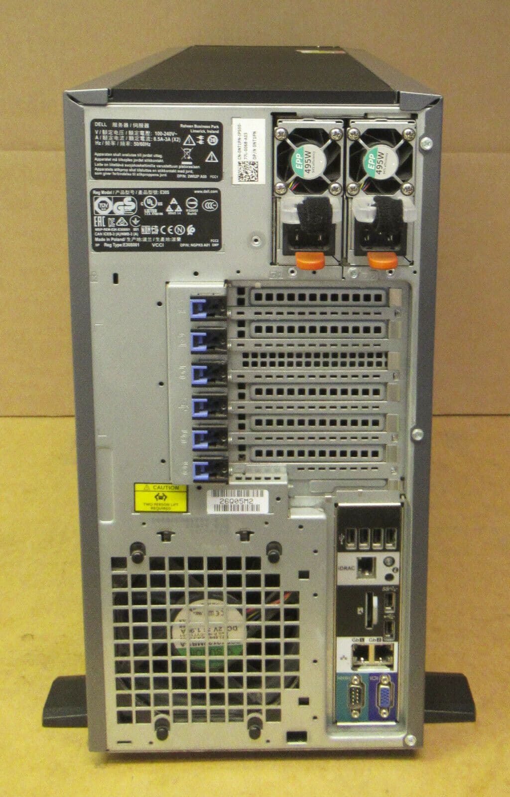Dell PowerEdge T430 8-Core E5-2630v3 2 4GHz 32GB Ram Tower