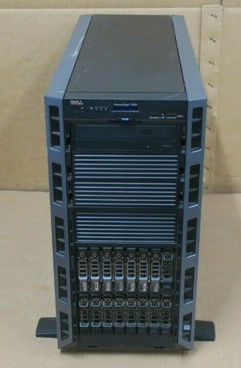 Dell PowerEdge T430 Tower Server 2x 8C E5-2620v4 32GB Ram 5x