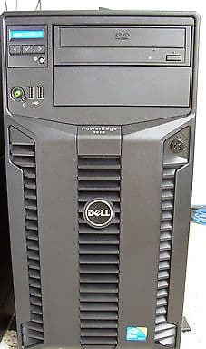 Dell PowerEdge T610 Tower Server 2 x QUAD-CORE E5620 32GB RAM 5 x 450GB 15k