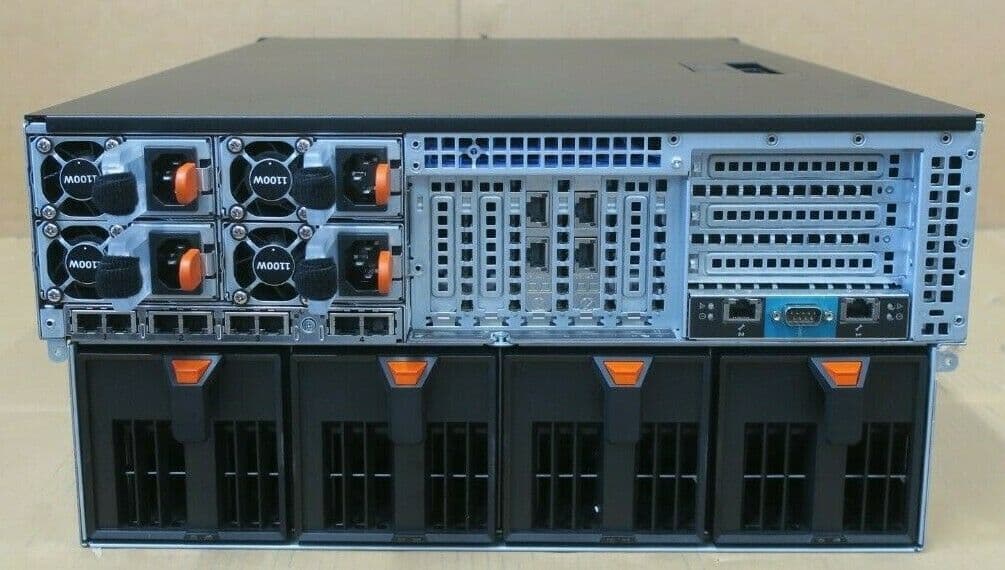 Dell PowerEdge VRTX Rack Chassis 10 8TB Storage 2x M520 E5-2420 64GB Blades