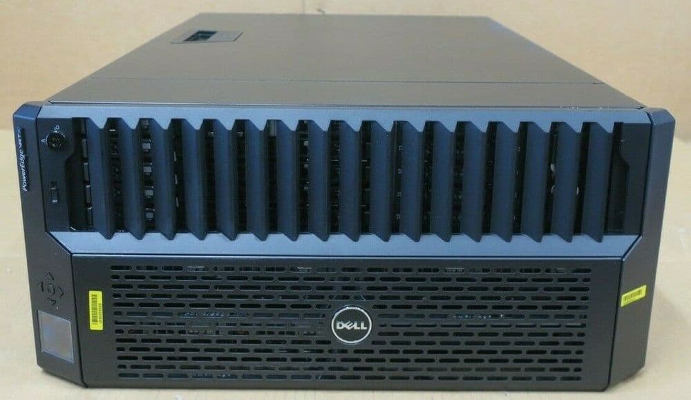 Vrtx Rear View Dell PowerEdge VRTX Rack Chassis 3 6TB Storage 3x M630 E5-2637v3 / E5 ...