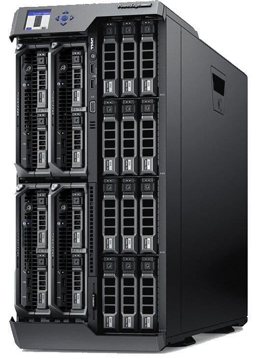 Dell PowerEdge VRTX Tower Chassis 12x 3 5" SAS HDD Bay 4x MSeries