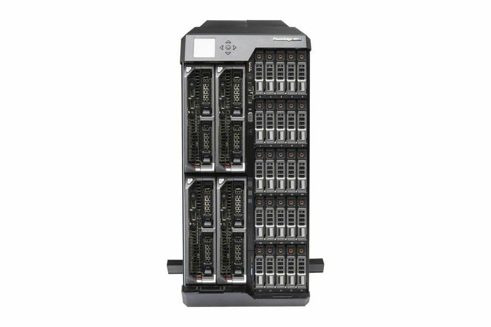 Dell PowerEdge VRTX Tower Chassis 25x1 2TB 4x M620P 2x E5-2630L 16GB ...
