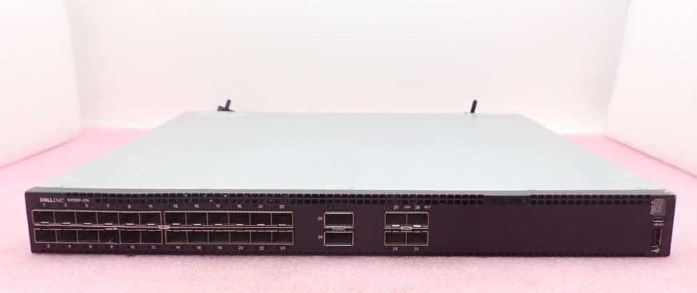 Dell PowerSwitch S4128F-ON 28x 10GbE SFP+ + 2x 100GbE QSFP28 Ports NY9FP OPX