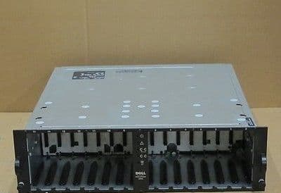 Dell PowerVault 220S 14 bay SCSI Storage Array Shelf AMP01 09E295 9E295