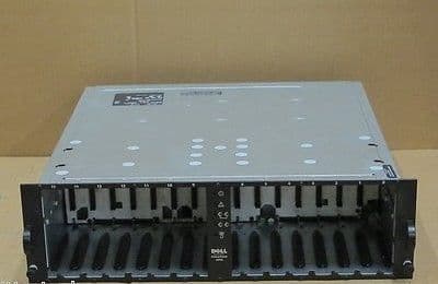 Dell PowerVault 220S 14 bay SCSI Storage Array Shelf AMP01 0CD886 CD886