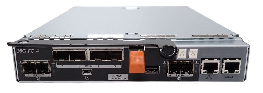 Dell PowerVault 4-Port 16Gb FC Controller w/4GB Cache HFPGK For MD3800F MD3820F