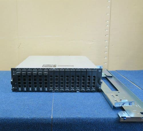 Dell Powervault MD1000 4.5TB 6x 750GB SATA SAS 15 Bay Storage Array 2 Controller
