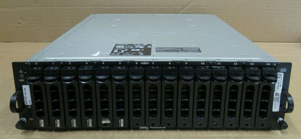 Dell PowerVault MD1000 6x 450GB SAS 2.7TB 1x SAS Control Modules Storage Array