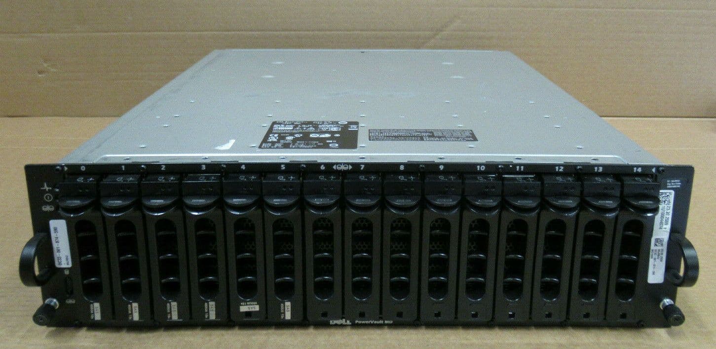 Dell PowerVault MD1000 6x 450GB SAS 2 7TB 2x SAS Control Modules ...