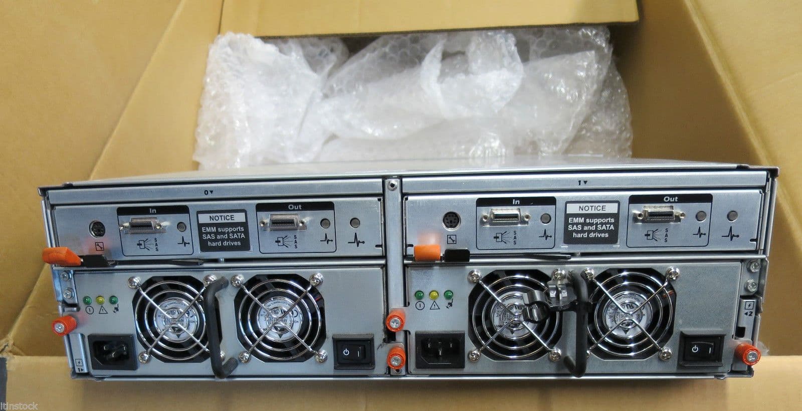 Dell PowerVault MD1000 SAS SATA 15Bay Drive Storage Array Dual