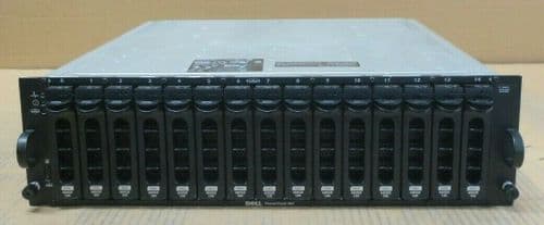 Dell PowerVault MD1000 Storage Array 15x 400GB 10K HDD 2x EMM Controllers 2x PSU
