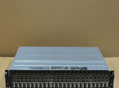 Dell PowerVault MD1120 SAS Storage Array 24x 600Gb 6Gbs Hard Drives 2Controllers