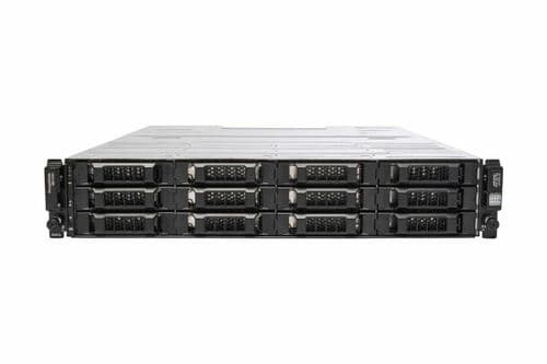 Dell PowerVault MD1200 12x 3.5" HDD Bay Dual 6G SAS Controllers Dual PSU + Bezel