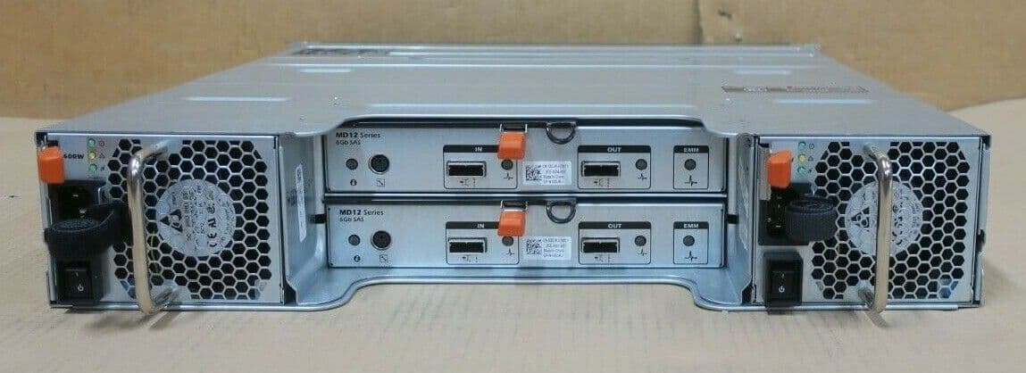 Dell PowerVault MD1220 24x 1TB 7 2K SAS HDD Storage Array 2x ...