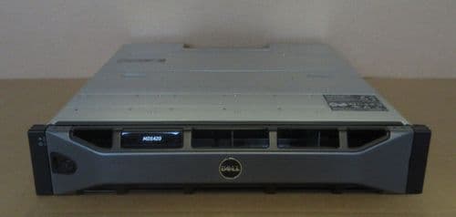 Dell PowerVault MD1420 24x 2.5" Storage Array 2x 12G-SAS-4 Controller 2x PSU