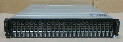 Dell PowerVault MD1420 Storage Array 24x 300GB 10K 6G HDD 2x 12G-SAS-4 2x PSU