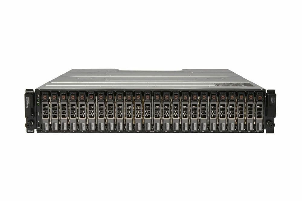 Dell PowerVault MD1420 Storage Array 24x 600GB 15K SAS HDD 2x 12G-SAS-4 ...