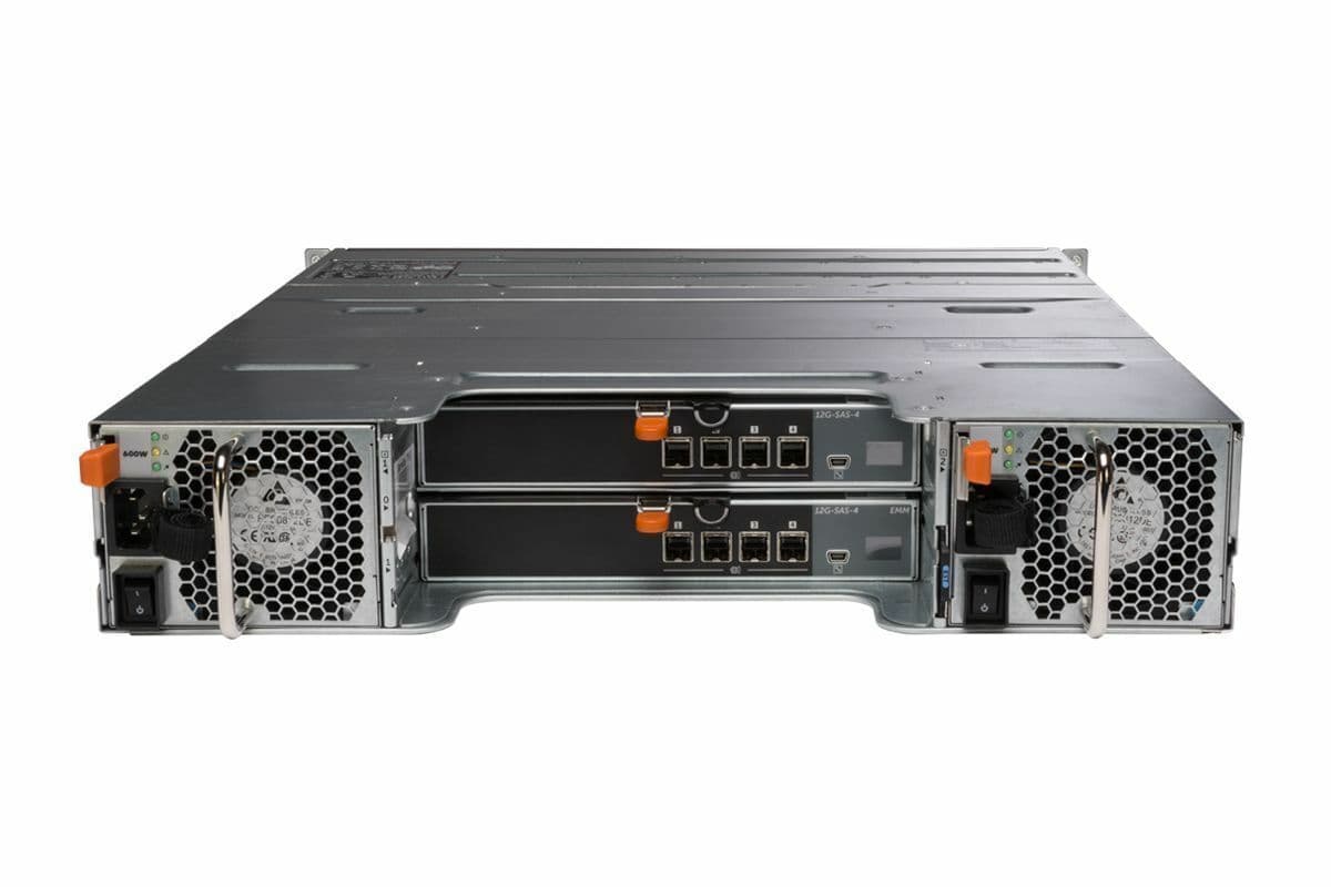 Dell PowerVault MD1420 Storage Array 24x 600GB 15K SAS HDD 2x 12G-SAS-4 ...