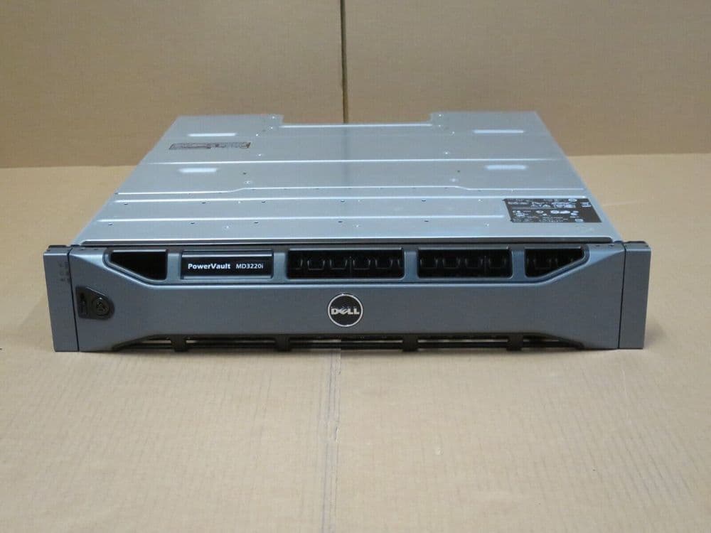 Dell PowerVault MD3220i SAN SAS Storage Array 24x2 5" 2x MD32 Series