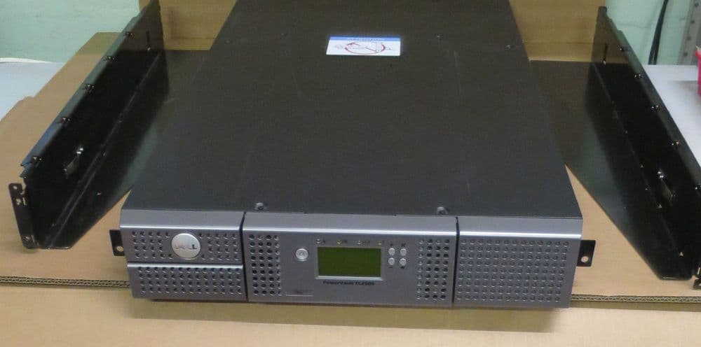 Dell Powervault TL2000  Backup Tape Library 2 x LTO-4 SAS 25.6TB Capacity