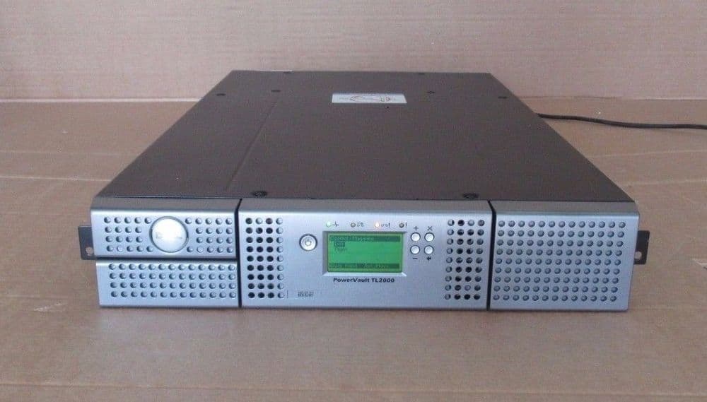 Dell Powervault TL2000 Backup Tape Library LTO4HH SAS Drive 36/72TB