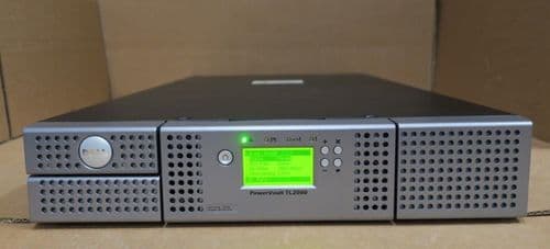 Dell Powervault TL2000 Rackmount Backup Tape Library LTO4 SAS 2x Tape Magazine
