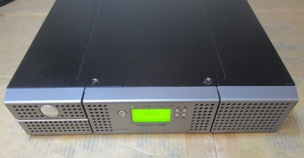 Dell Powervault TL2000 Rackmount Backup Tape Library With 2x LTO6 SAS